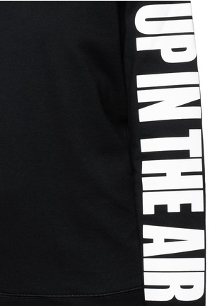 Detail View - Click To Enlarge - SANDRO - 'Timi' slogan print sleeve sweatshirt