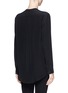 Back View - Click To Enlarge - SANDRO - Silk crepe de Chine blouse