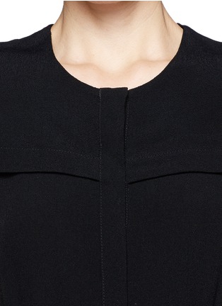 Detail View - Click To Enlarge - SANDRO - 'Ruby' cape dress