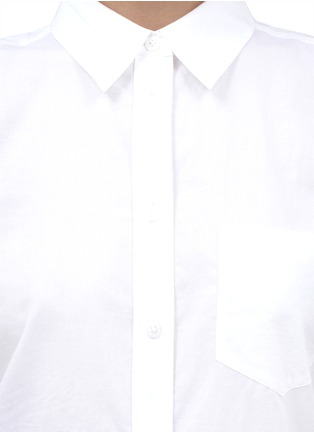 Detail View - Click To Enlarge - EQUIPMENT - Cotton boyfriend shirt