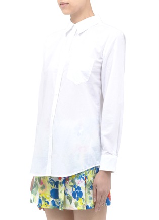 Front View - Click To Enlarge - EQUIPMENT - Cotton boyfriend shirt