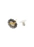 Detail View - Click To Enlarge - TUKKA - Diamond Keshi pearl gold and silver stud earrings