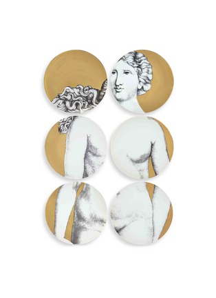 Detail View - Click To Enlarge - FORNASETTI - Eva wall plate set