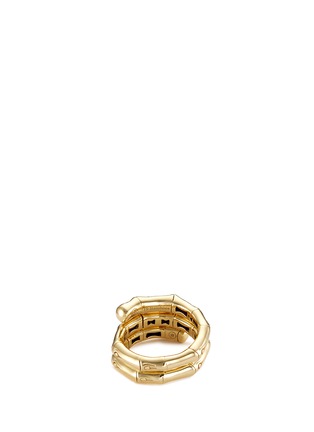 Figure View - Click To Enlarge - JOHN HARDY - Diamond 18k yellow gold coil ring