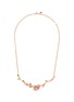 Main View - Click To Enlarge - ANYALLERIE - 'Rose Blossom' diamond gemstone 18k rose gold necklace
