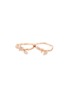 Figure View - Click To Enlarge - ANYALLERIE - 'Mini Flower' diamond 18k rose gold convertible ring