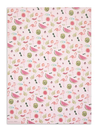 Main View - Click To Enlarge - GET.GIVE - Pink print wrapping paper