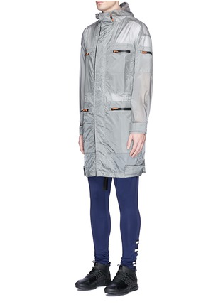 Front View - Click To Enlarge - MERRILL AND FORBES - Sheer ripstop hooded parka