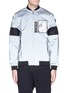 Main View - Click To Enlarge - MERRILL AND FORBES - Detachable patch reflective bomber jacket