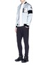 Figure View - Click To Enlarge - MERRILL AND FORBES - Detachable patch reflective bomber jacket