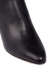Detail View - Click To Enlarge - GRAY MATTERS - 'Monika' concrete coated heel leather boots