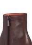 Detail View - Click To Enlarge - GRAY MATTERS - 'Monika' rust effect concrete heel leather boots