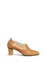 Main View - Click To Enlarge - GRAY MATTERS - 'Micol' choked-up leather pumps