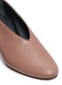 Detail View - Click To Enlarge - GRAY MATTERS - 'Mildred' choked-up leather pumps