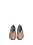 Front View - Click To Enlarge - GRAY MATTERS - 'Mildred' choked-up leather pumps