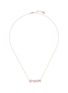 Main View - Click To Enlarge - THEA JEWELRY - 'Dream' cubic zirconia 18k pink gold plated necklace
