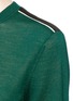 Detail View - Click To Enlarge - VICTORIA, VICTORIA BECKHAM - Drawstring ribbon waist wool sweater