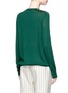 Back View - Click To Enlarge - VICTORIA, VICTORIA BECKHAM - Drawstring ribbon waist wool sweater