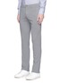 Front View - Click To Enlarge - LARDINI - Cotton-flax jersey pants