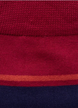 Detail View - Click To Enlarge - PAUL SMITH - 'Spag Stripe' socks