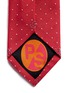 Detail View - Click To Enlarge - PAUL SMITH - Polka dot bicycle embroidered silk tie