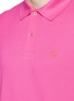 Detail View - Click To Enlarge - PAUL SMITH - Peace sign embroidered polo shirt