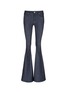 Main View - Click To Enlarge - VICTORIA, VICTORIA BECKHAM - Slim fit raw denim flared jeans