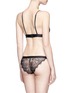 Back View - Click To Enlarge - 72930 - 'Love Lace' eyelash lace bralette
