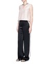 Figure View - Click To Enlarge - LANVIN - Silk blend lamé sleeveless top