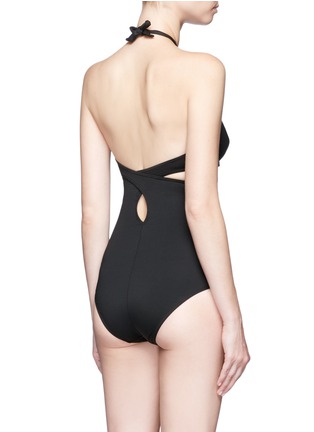 Back View - Click To Enlarge - 73318 - Convertible wraparound one-piece swimsuit