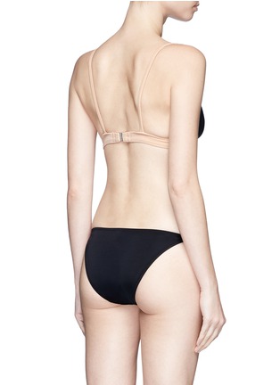 Back View - Click To Enlarge - SOLID & STRIPED - 'The Morgan' colourblock bikini bottoms
