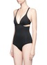 Figure View - Click To Enlarge - 73318 - Twist back one-piece swimsuit