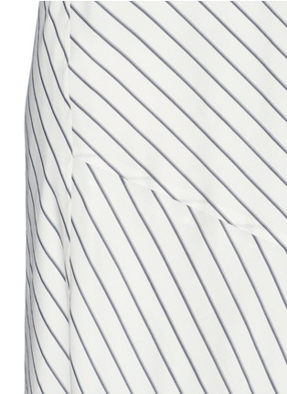 Detail View - Click To Enlarge - THE ROW - 'Streb' stripe satin slip maxi dress