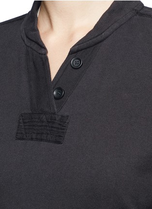 Detail View - Click To Enlarge - ISABEL MARANT ÉTOILE - 'Alexis' cropped cotton sweatshirt