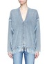 Main View - Click To Enlarge - CHLOÉ - Fringed V-neck sweater