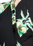Detail View - Click To Enlarge - PROENZA SCHOULER - Floral print silk crepe asymmetric dress