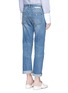 Back View - Click To Enlarge - STELLA MCCARTNEY - Knee patch straight leg jeans