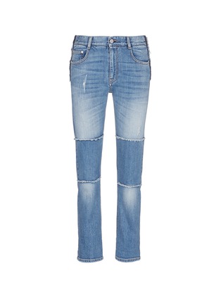 Main View - Click To Enlarge - STELLA MCCARTNEY - Knee patch straight leg jeans