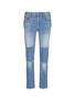 Main View - Click To Enlarge - STELLA MCCARTNEY - Knee patch straight leg jeans