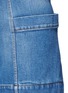 Detail View - Click To Enlarge - STELLA MCCARTNEY - Cutout back cotton denim rompers