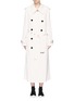 Main View - Click To Enlarge - ACNE STUDIOS - 'Lucie' double breasted twill long trench coat
