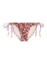 Main View - Click To Enlarge - VIX - 'Bali Ripple' print side tie bikini bottoms