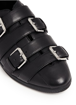 Detail View - Click To Enlarge - OPENING CEREMONY - 'Novva' buckled strappy leather flats