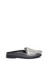 Main View - Click To Enlarge - OPENING CEREMONY - 'Nebulla' water snakeskin panel leather mules