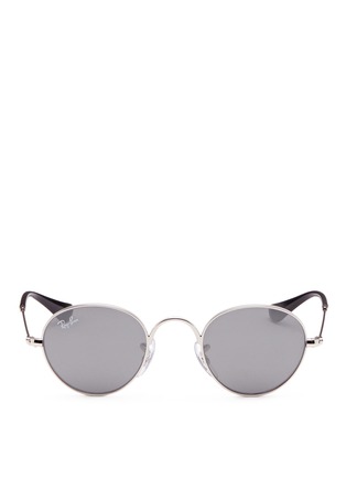 Main View - Click To Enlarge - RAY-BAN - Round metal junior sunglasses