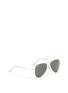 Figure View - Click To Enlarge - RAY-BAN - Aviator Junior' mirror sunglasses