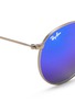 Detail View - Click To Enlarge - RAY-BAN - 'Round Flash Lenses Gradient' metal sunglasses
