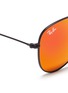 Detail View - Click To Enlarge - RAY-BAN - Aviator Junior' metal mirror sunglasses
