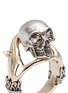 Detail View - Click To Enlarge - ALEXANDER MCQUEEN - Hand and skull ring
