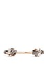 Figure View - Click To Enlarge - ALEXANDER MCQUEEN - Hand and twin skull cuff